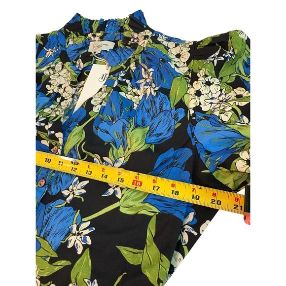 NWT Elizabeth James The Label Floral Pearl Buttons Bonnie Dress XL MSRP $350 - Picture 14 of 16